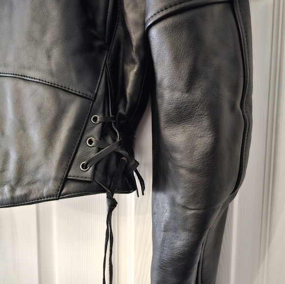 Harley Davidson Leather Crop Jacket - Picture 11 of 15